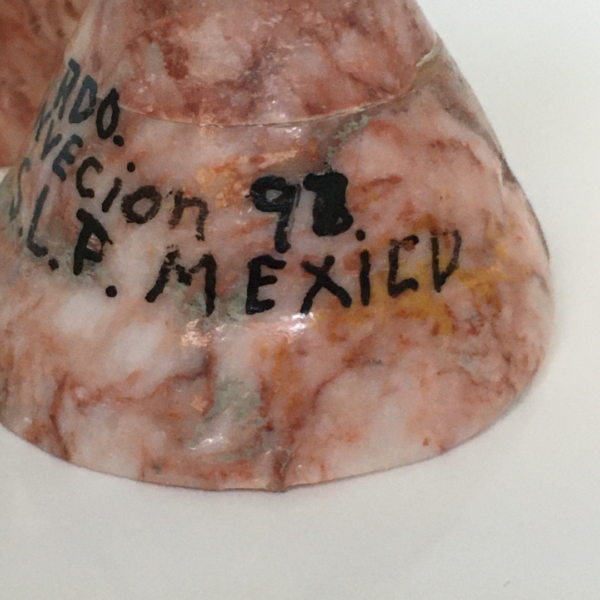Pink Marble Candle Holder Set - Image 4